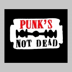 Punks not Dead  polokošela s rôznofarebným lemovaním okolo límčekov a rukávov na výber podľa vášho želania!